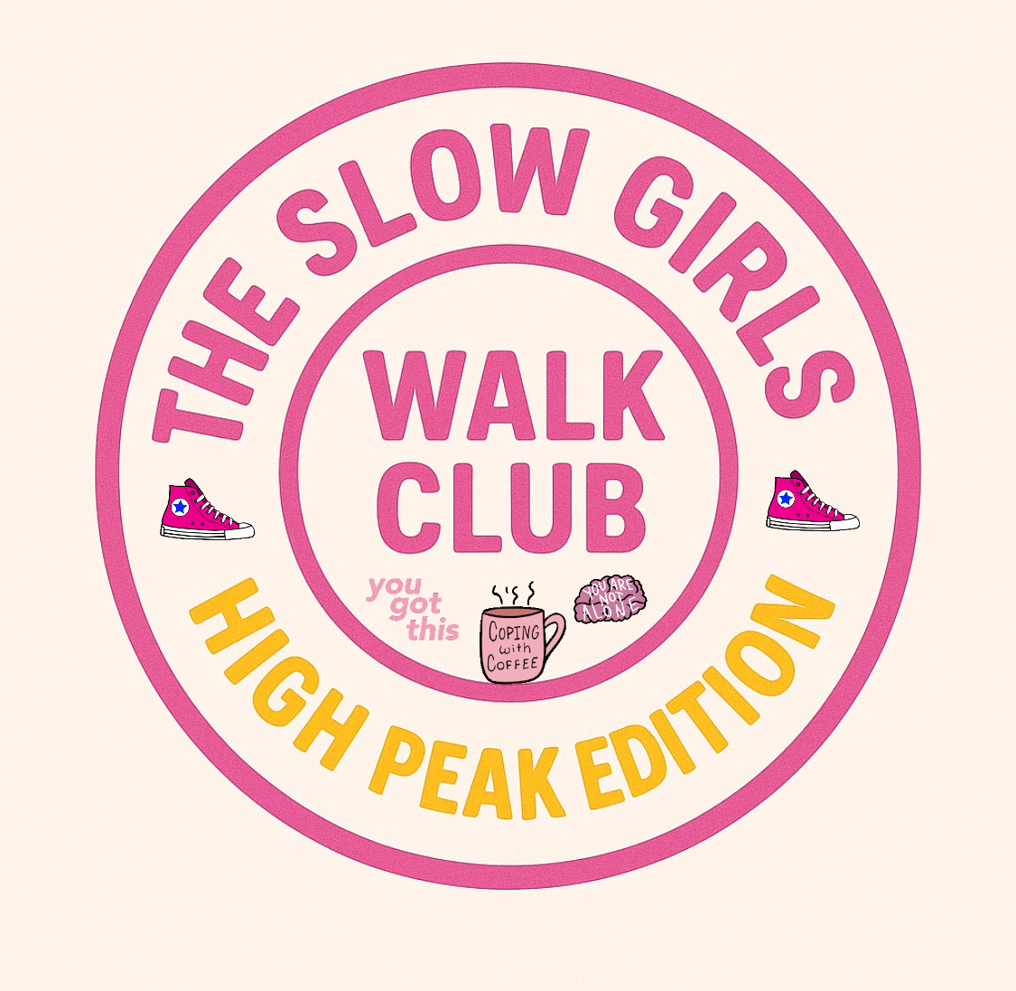 The Slow Girls Walk Club™ logo